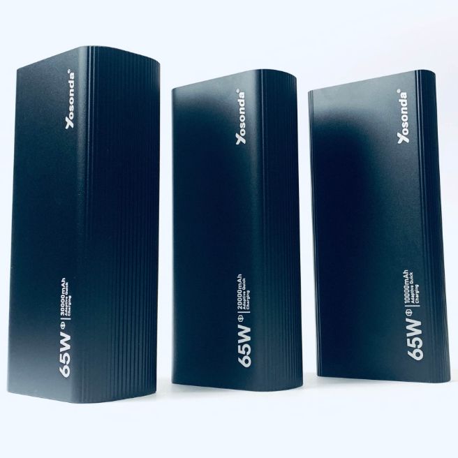 Power Bank Option 10000mAh/20000mAh/30000mAh QC65W PD20W Fast Charging