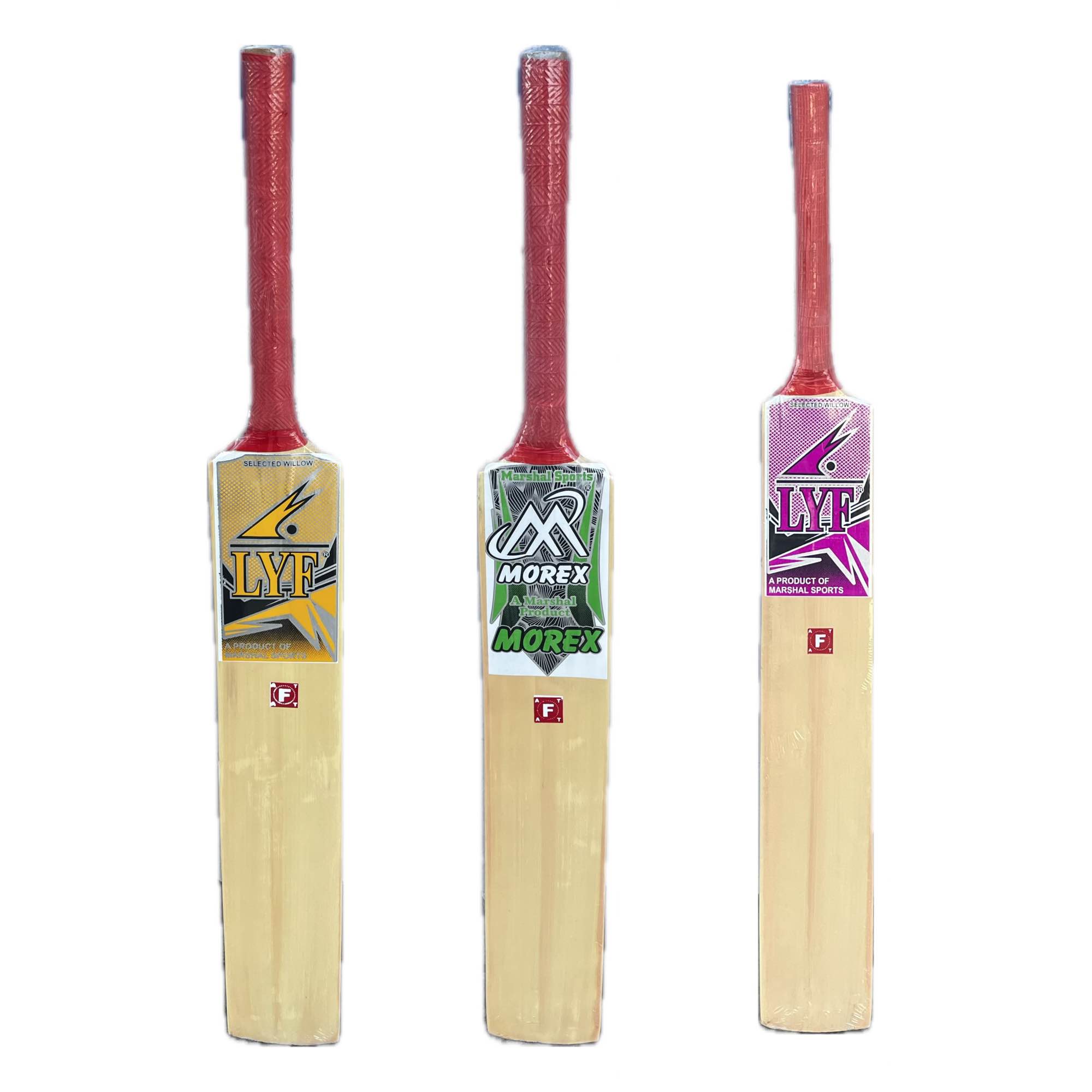 Wooden Cricket Bat With Free 2 Pieces Tennis Ball
