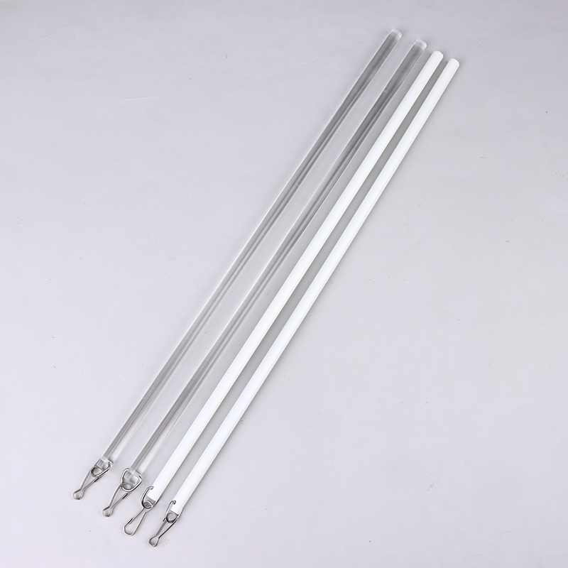 2 Pieces 17-Inch Clear Curtain Pull Wand Set For Drapery Opening and Closing Rod, Curtain Accessories Set pen gpt