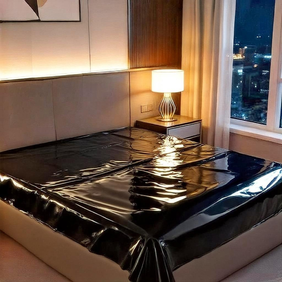 Durable PVC Waterproof Bed Sheet Dirt Proof and Leak Proof Bedroom Bedsheet Suitable For All Seasons and Easy To Clean
