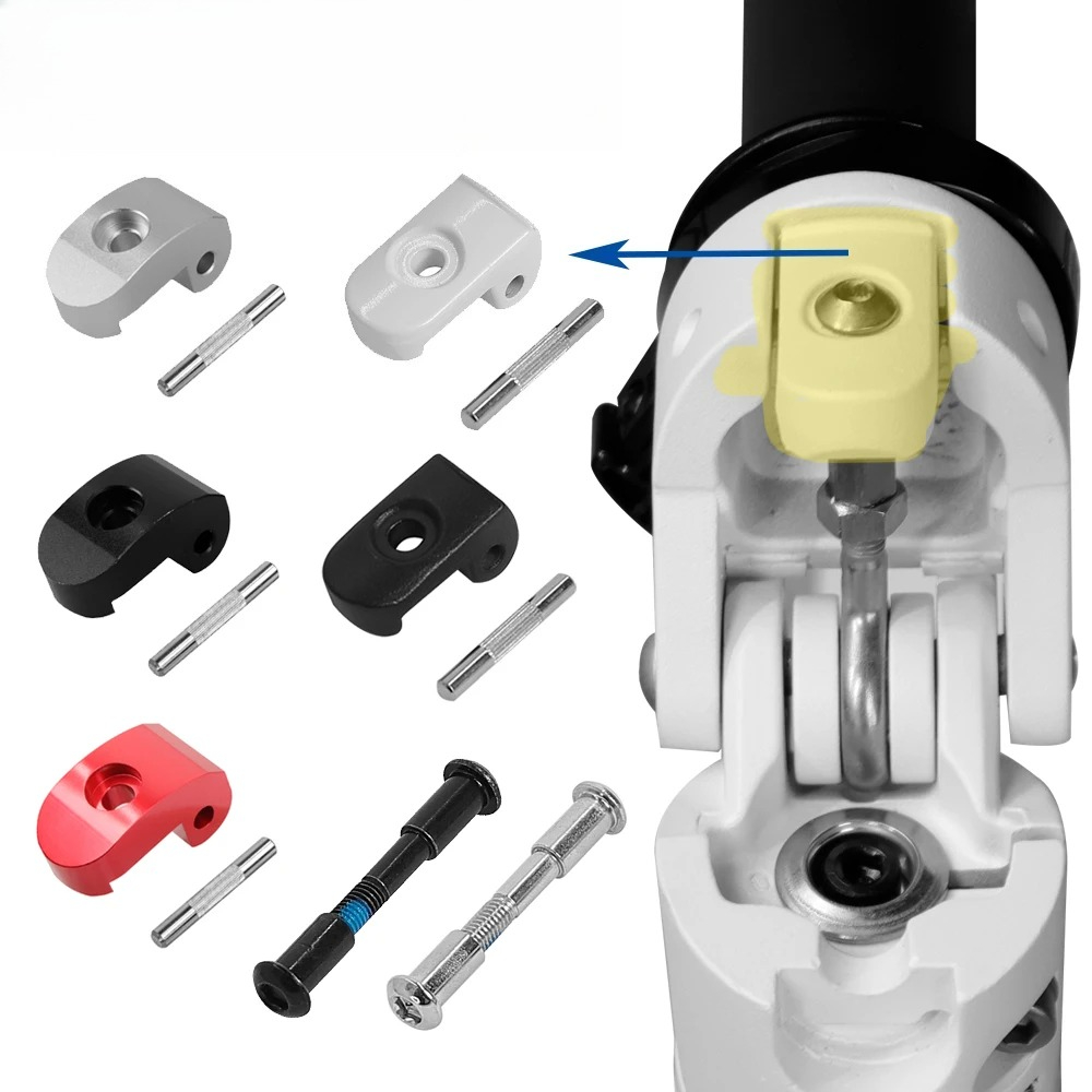 Reinforced Aluminium Alloy Folding Hook for Xiaomi M365 1S Pro E-Scooter Lock Hinge Folding Lock Buckle Hook Pin Screws