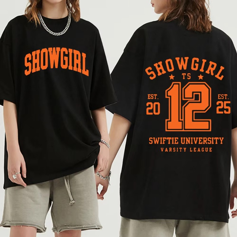 The Life of A Showgirl Tshirts New Album 2025 Tees TS for Fan Clothing Summer Fashion Men Women Top High Quality T-shirt