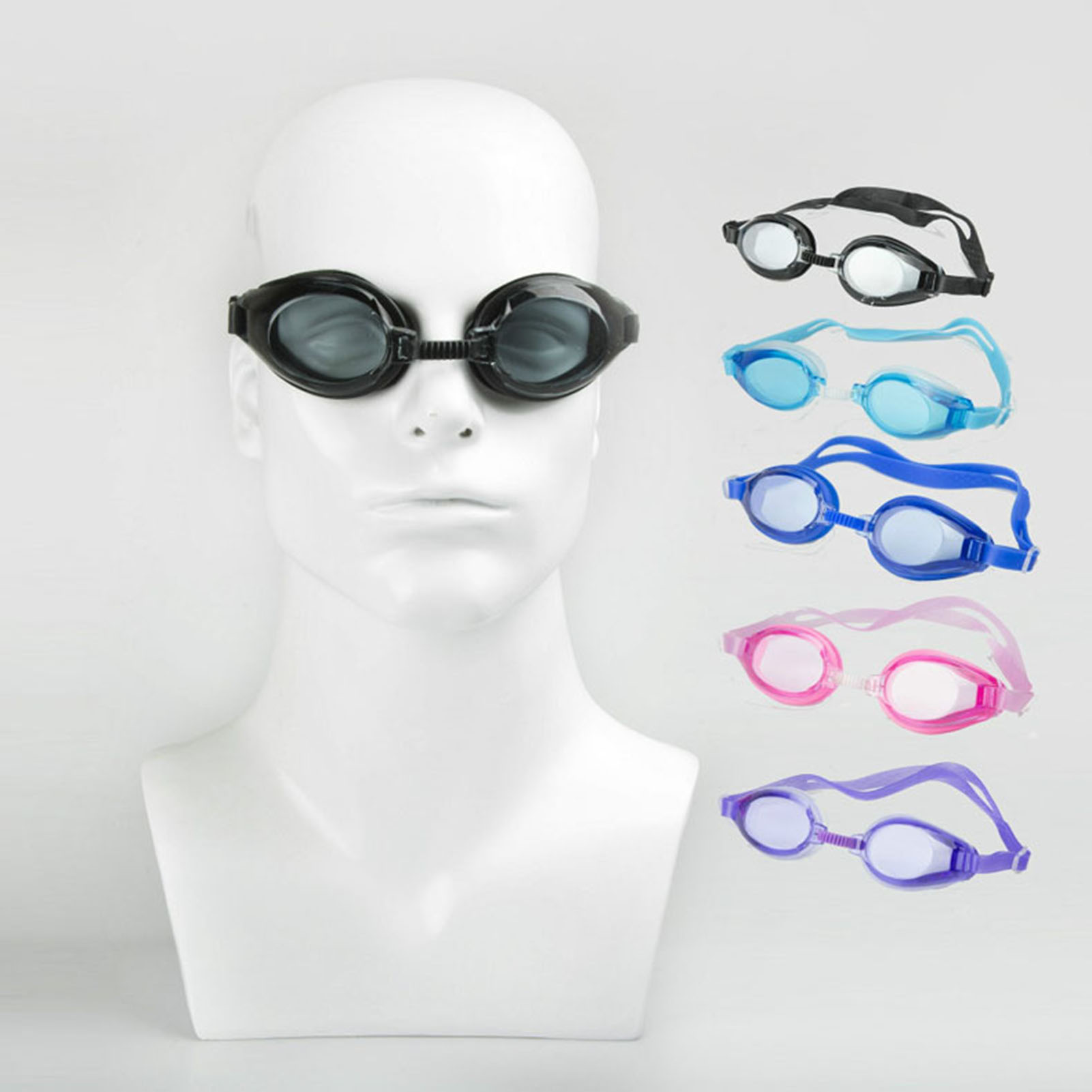Black Swimming Goggles Duarble And Easy To Use Suitable For Outdoor Swimming