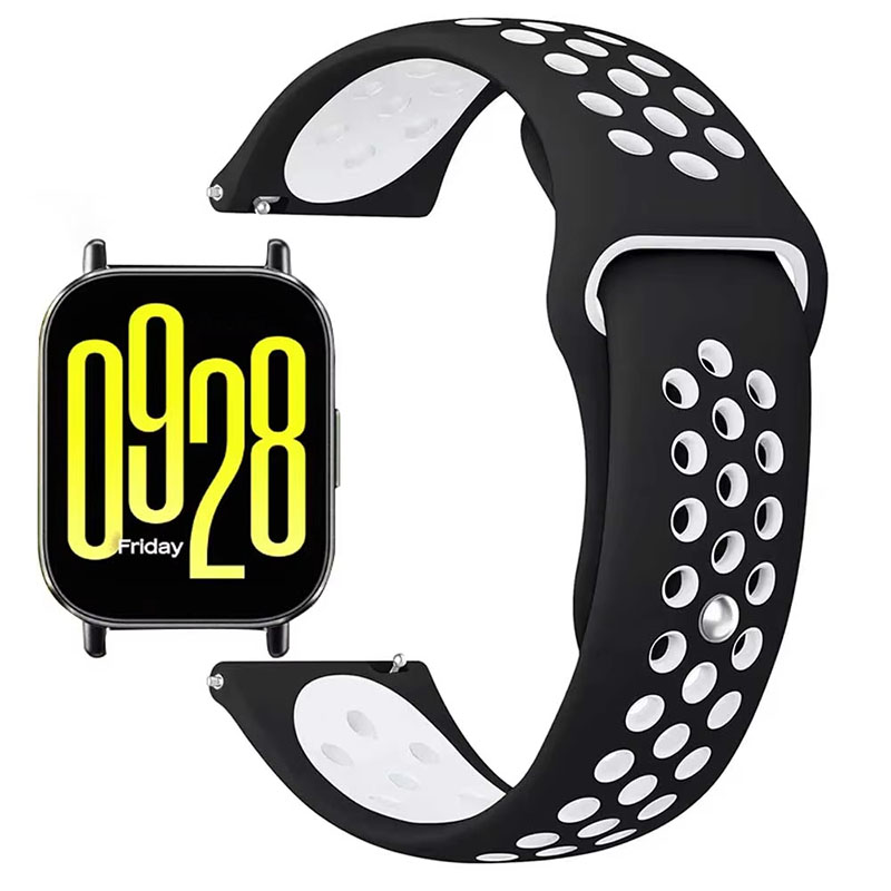 22MM 20mm Silicone Strap For Redmi Watch 5 active/5 Lite Correa Wristband Sport Bracelet For / Watch S4 Band