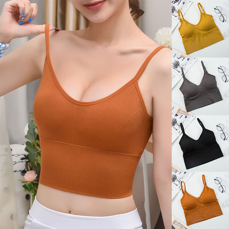 Womens Beauty Back Bralette Seamless Sports Bra Womens Underwear Lingerie Push Up Bras Sports Bra