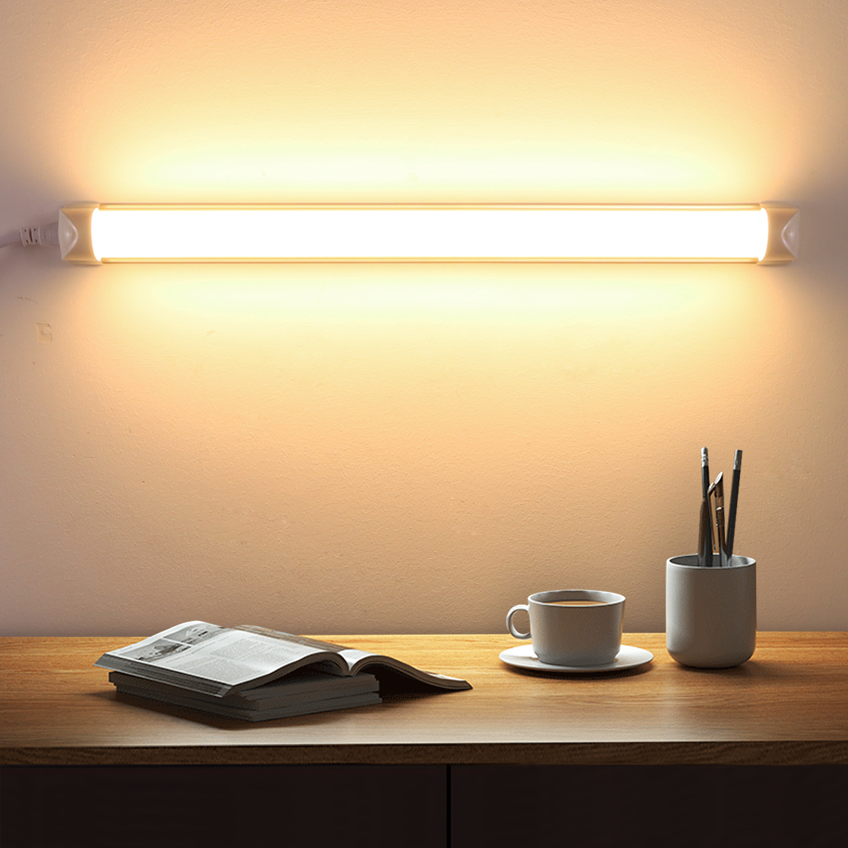 1.64FT 50CM 25W Led Fluorescent Light Energy Saving 1-6Pcs T8 LED Tube For Kitchen Dining Room Garage Shop Lighting,EU/US