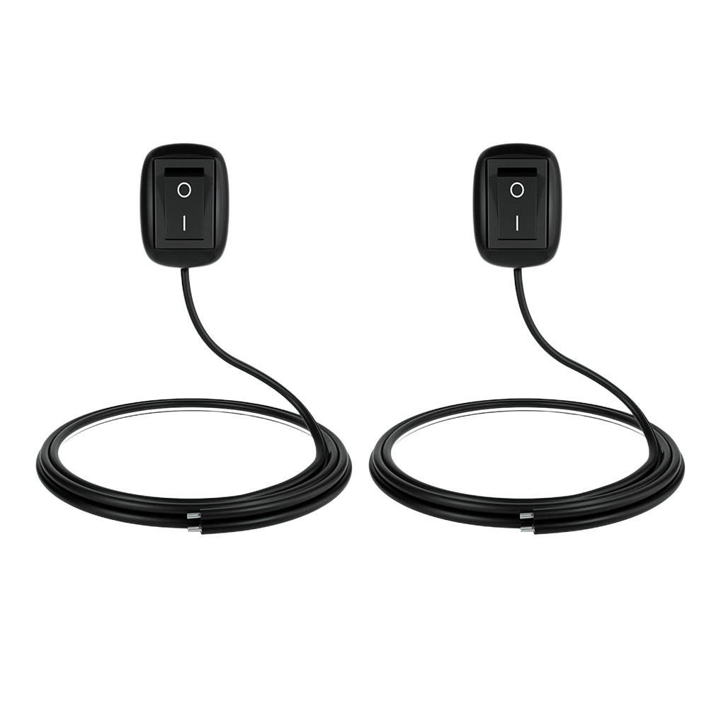 Universal Power Off Switch 60cm/100cm Car Button Switch DC 12V/24V Battery Disconnect Switch for Fog Lamp Neon Lights