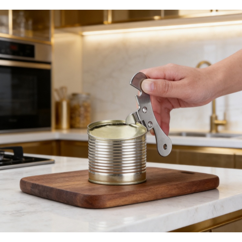 1Pc Portable Stainless Steel Can Opener Bottle Opener Tin Can Opener Tool Kitchen Tools Emergency Bottle Party