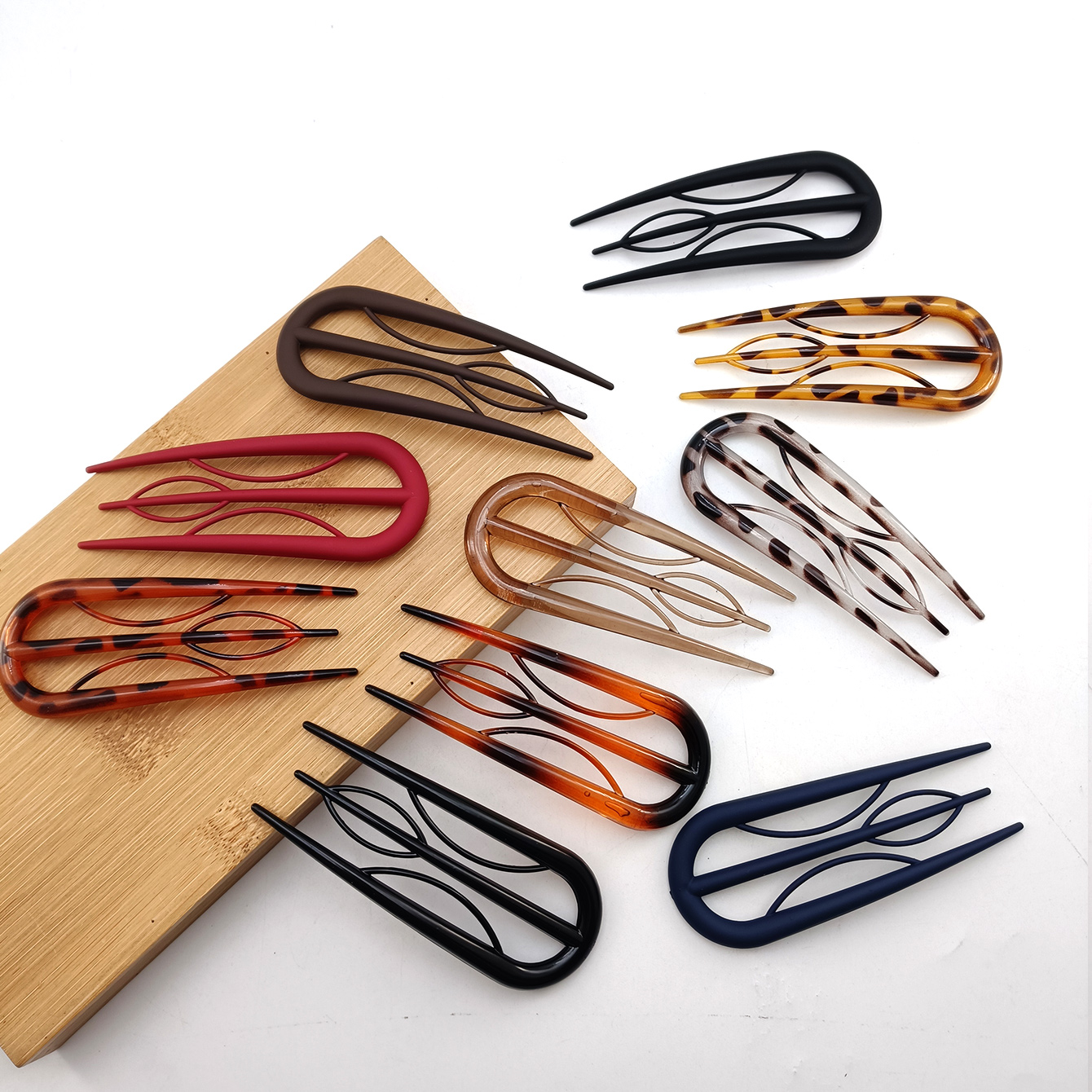 1/4/6/8 PCS U-shaped Hair Stick Hair Fork Hairstyle Tools Hairpin Geometric Women Girls Hair Accessories Accessories Headwear