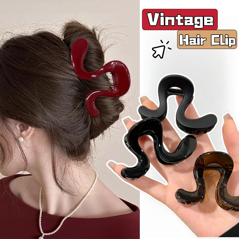 New Elegant Women Hair Clips Premium Hairpin Back Head Accessories Simple Irregular Hair Catch 2026 Fashion Hair Accessories