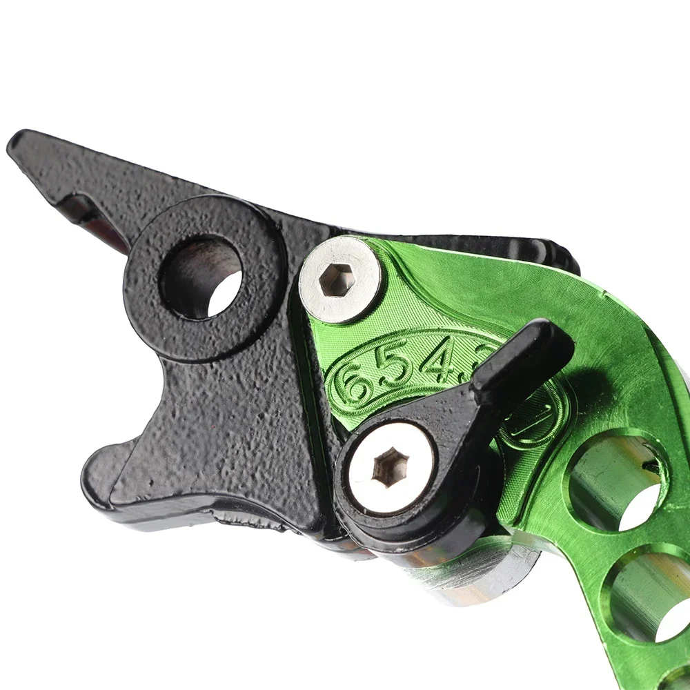 1 Pair Universal Motorcycle Brake & Clutch Levers - Aluminum Alloy CNC Handle Lever for Scooter/Dirt Bike Modification