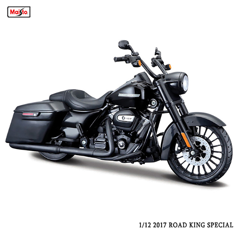 Maisto 1:12 various styles Harley Davidson 2017 Road King Special Classic Static Die Cast Motorcycle Model Collectible Toy