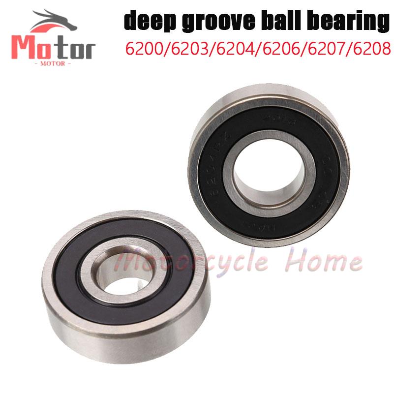 New deep groove ball bearings 6200 6203 6204 6206 6207 6208 electric vehicle front and rear wheel bearings