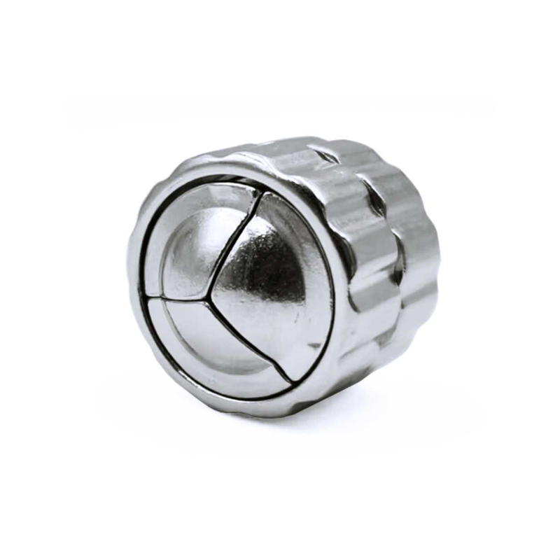 Metal Cast Cylinder Puzzle Difficult Brain Teasers for Adults Teens Children Educational Intellectual Toys IQ Logic Test
