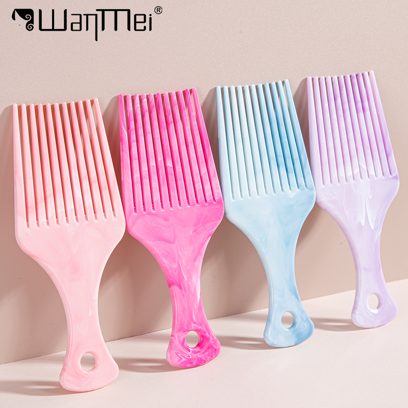 1pcs Detangling Men's Oil Head Comb Wide Teeth Fork Hairbrush Portable Comb Home Hair Beauty Styling Tools Salon