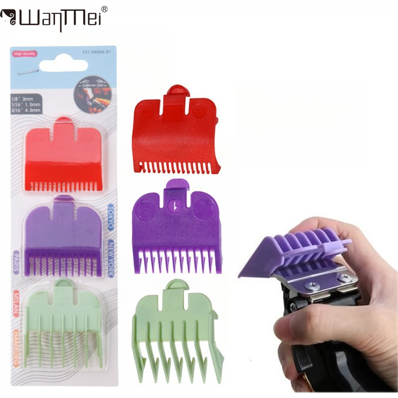 Color Limit Comb Plastic Color Transparent Comb Hairstylist Styling Comb