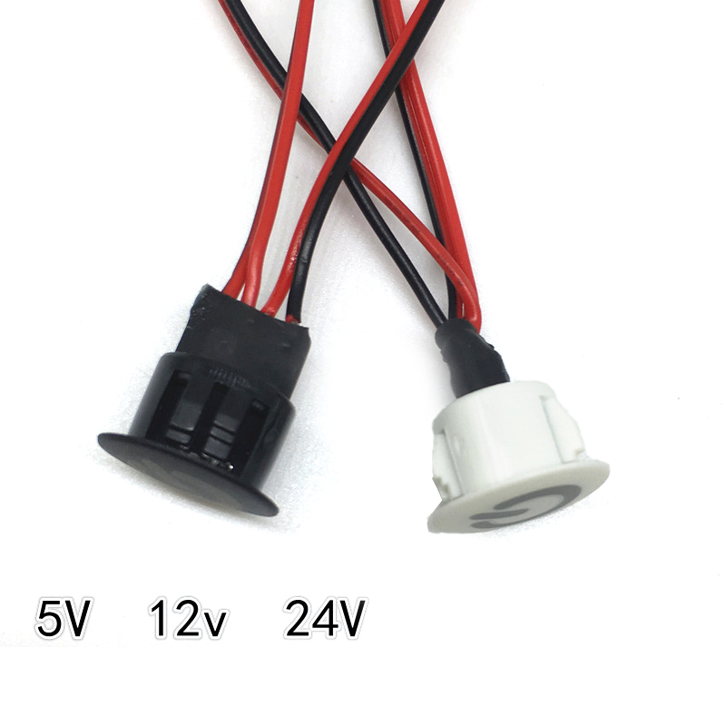 1PC 10/13/16mm Dimmable Touch Sensor Button Smart Home Switch Controller For DC5V 12V 24V Closet Corridor LED Strip Light Switch