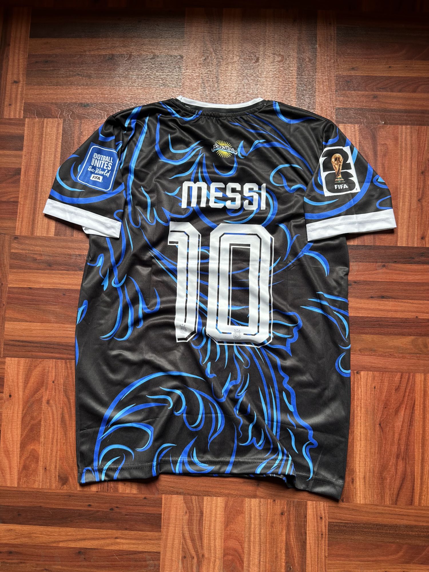 ARGENTINA AWAY KIT 2026 MESSI PRINTED A GRADE