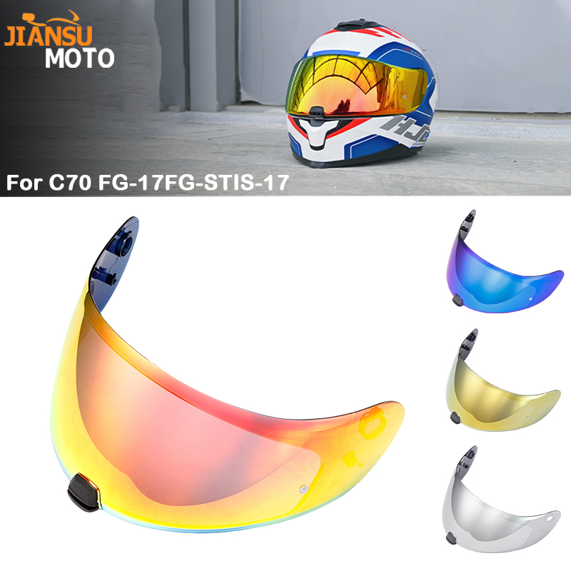 HJ-20M Helmet Visor Suitable for HJC C70 FG-17 IS-17 FG-ST HJ-20ST Motorcycle Helmet Glasses Motorbike Helmet Night Vision Visor