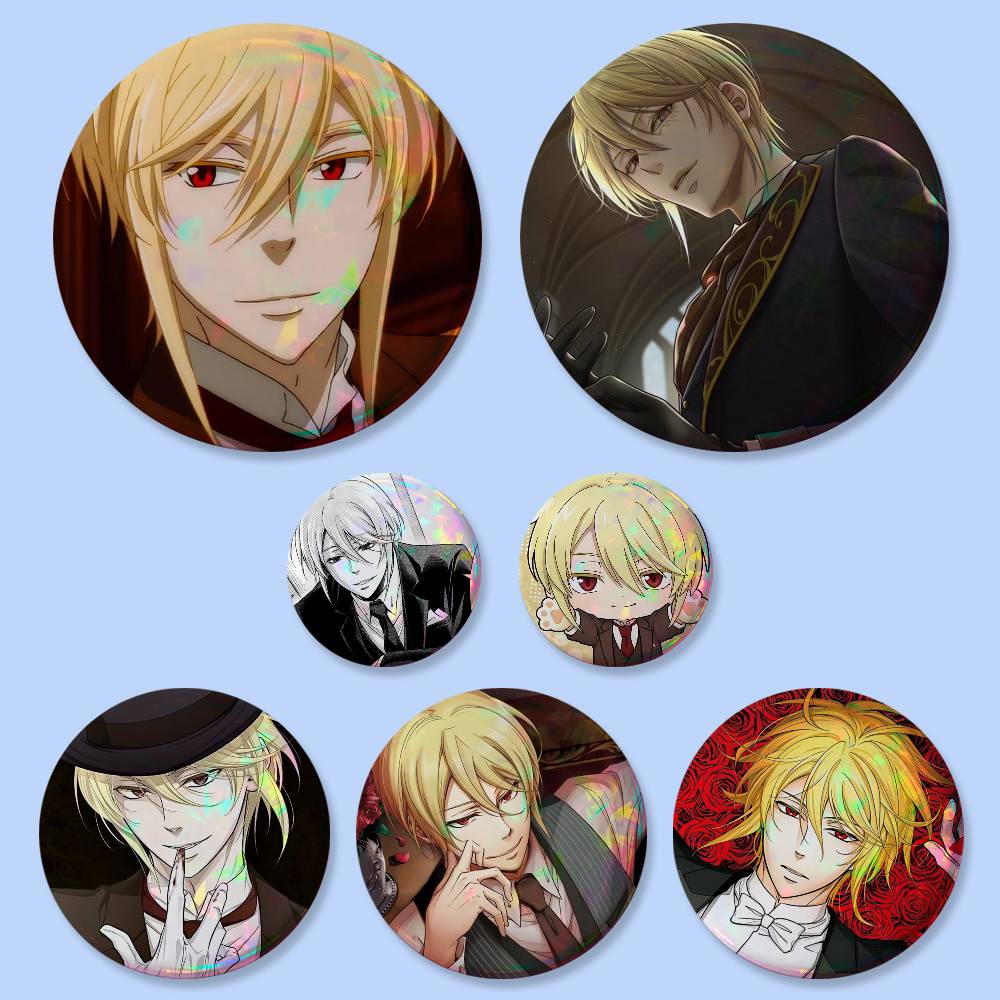 1pc K-Kanaria KING Badges 25 32 44 58 75 Mm Round Cosplay Pin Bag Decor Fans Collect Friends Brooch Souvenir
