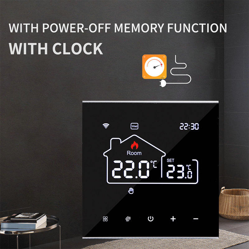 Smart WiFi Thermostat Tuya Water/Gas Boiler Electric Floor Heating Programmable APP Remote Temperature Controller Digital