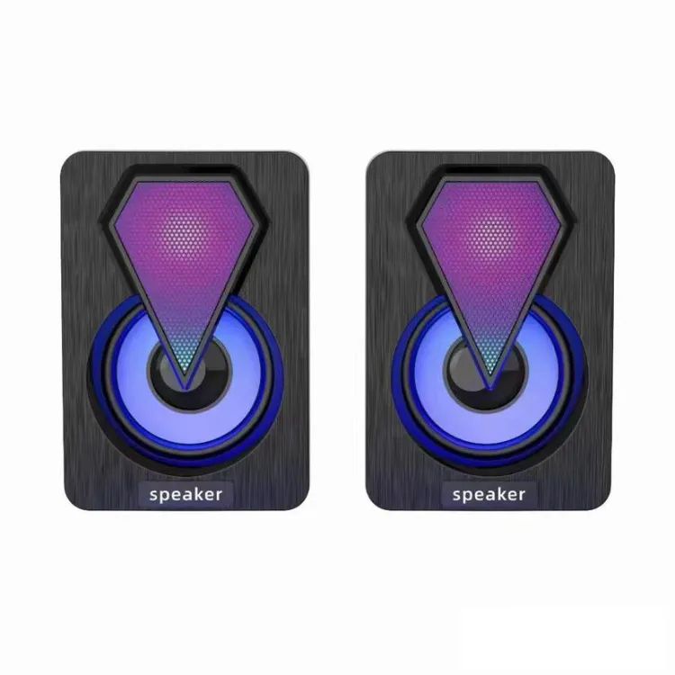 Mini RGB Speaker for PC Laptop Gaming Computer Speaker