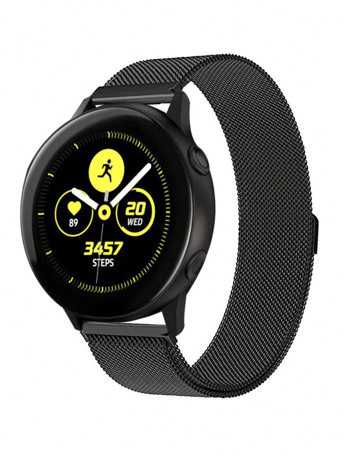 1 Pack Men's and Women's Milanese Metal Mesh Sport Strap Compatible With Strap 20mm 22mm, Compatible with Series