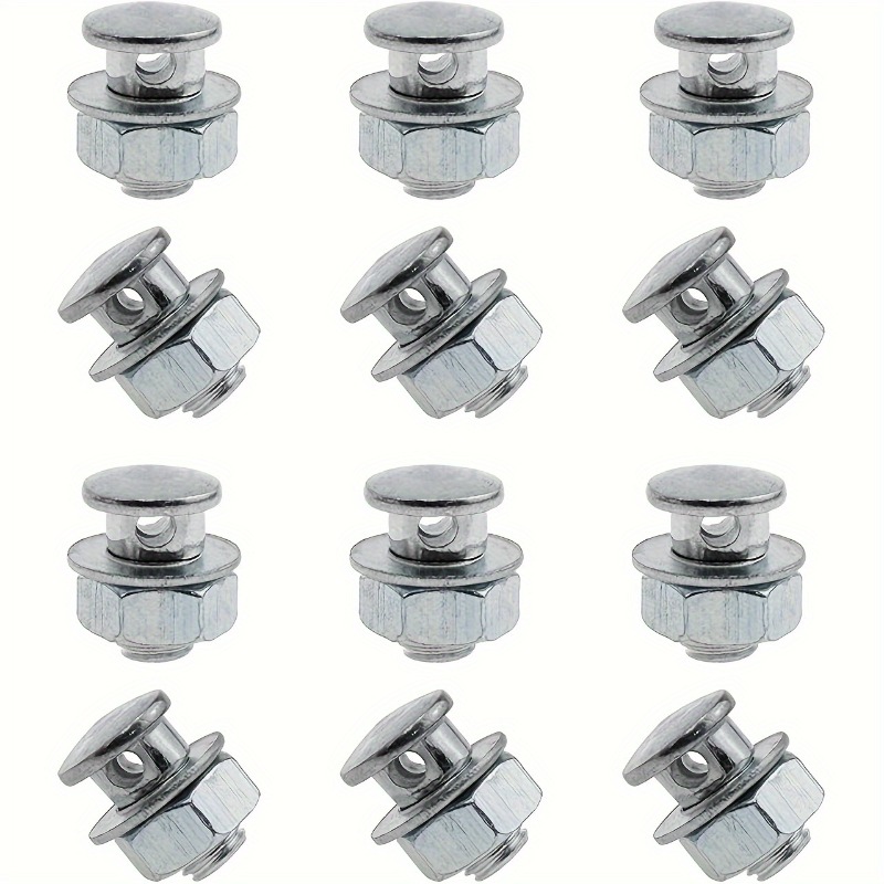 12PCS Bicycle Brake Beans Line Sliver Beans Durable Iron Clamps Hold Line Fastening Screws Pull Wire Fixing Bicycle Accessories