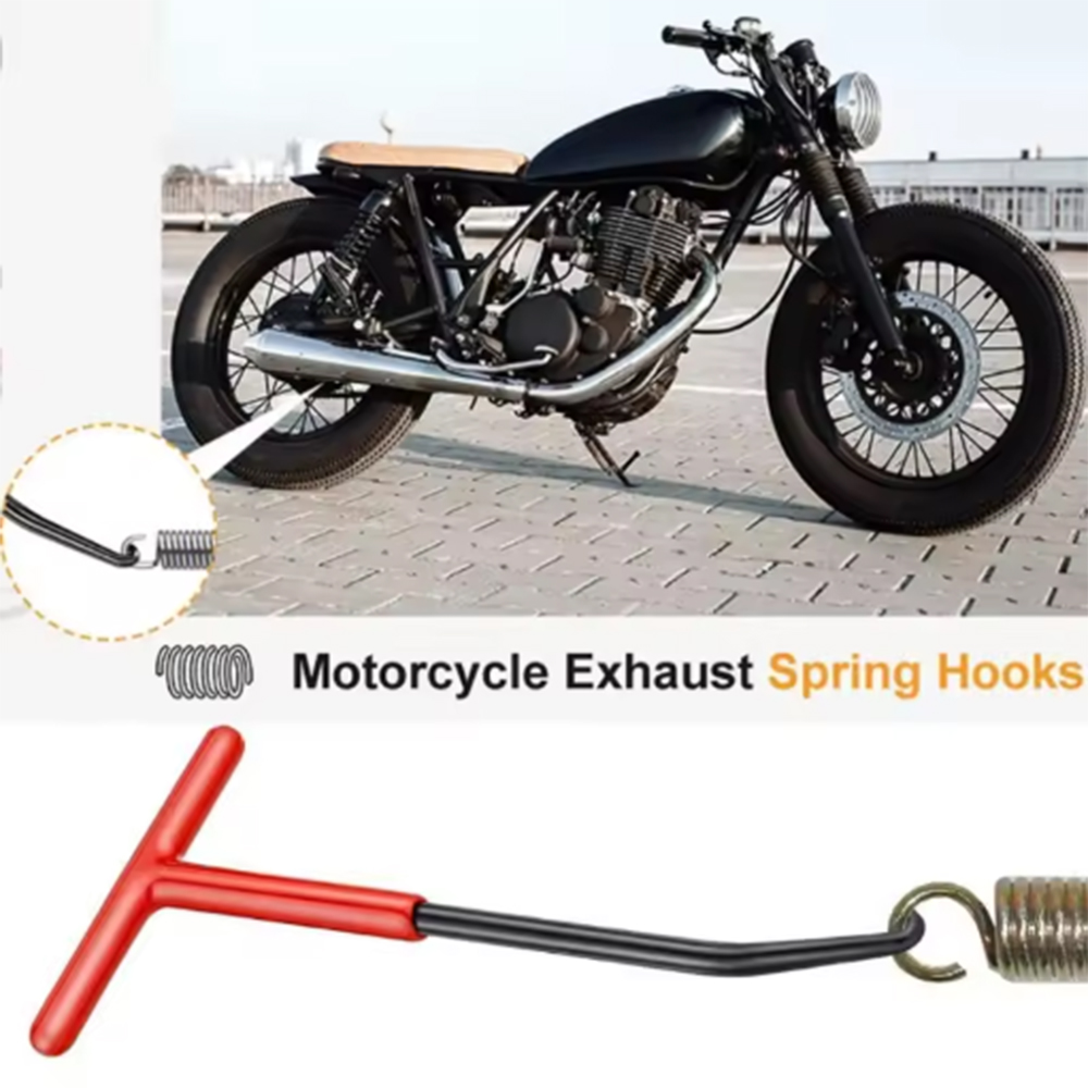 Universal Motorcycle Repair Tools T Shaped Spring Hooks C Hook Spanner Shock Absorber Suspension Adjustment Modification Tools