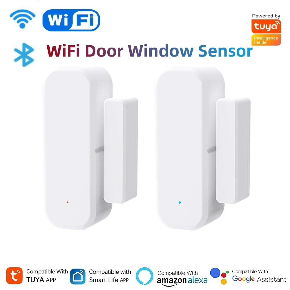 ZigBee Smart Door Window Sensor Door Open Closed Detectors Smart Home Security Protection Alarm System for Alexa