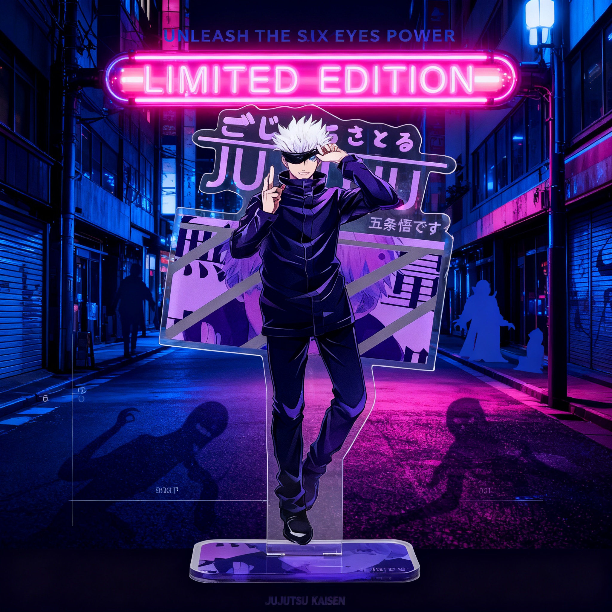 Jujutsu Kaisen Acrylic Stand Figure Gojo Satoru Fushiguro Megumi Geto Suguru Anime Merch Desktop Decor Birthday Collection