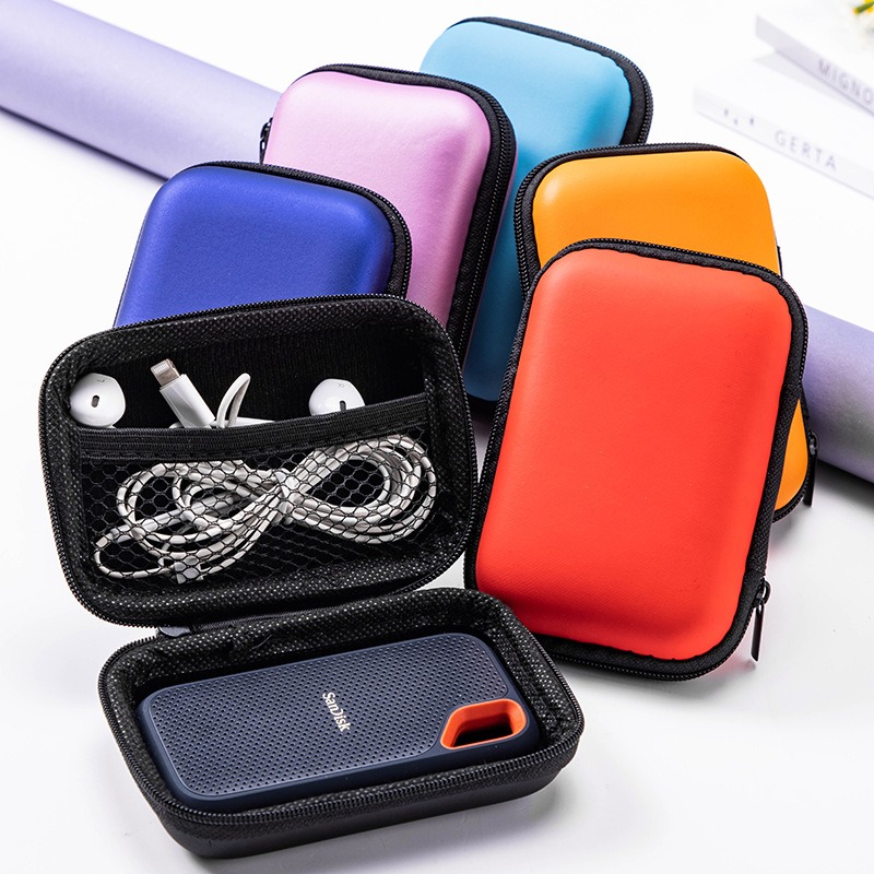 Universal portable storage bag, shockproof storage bag, hard disk, USB cable, SD card, Bluetooth headset storage bag.