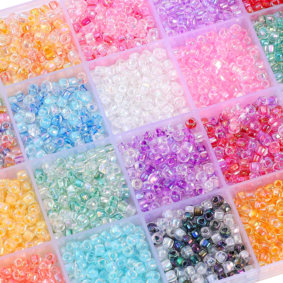 60G/Bag Domestic Super High Quality Luminous Glass Rice Beads Transparent Frosted Loose Beads Handmade DIY Making Couple Bracele