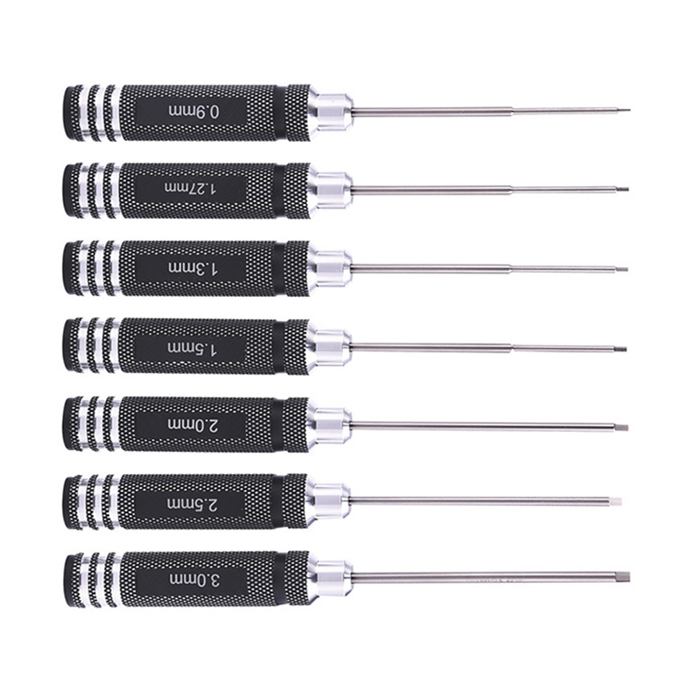 1PC HSS Hexagon Wrench Screwdriver 0.9/1.27/1.3/1.5/2.0/2.5/3.0mm Single Hexagonal Screwdriver For Cars Hex Screw Disassembling