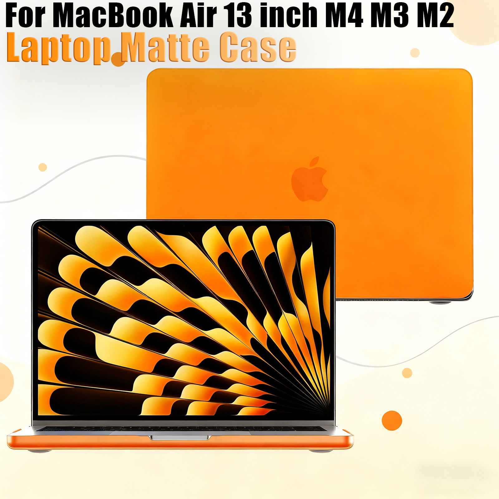 Laptop Case Compatible for MacBook Air 13.6 inch Case M5 M4 M3 M2 2026 2025 2024-2022 Release Model A3240 A3113 A2681