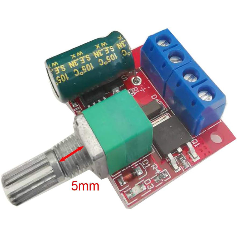 0-100% Adjustable PWM Motor Speed Controller DC 1.8V 3V 5V 6V 12V 2A Low Voltage Drive Module