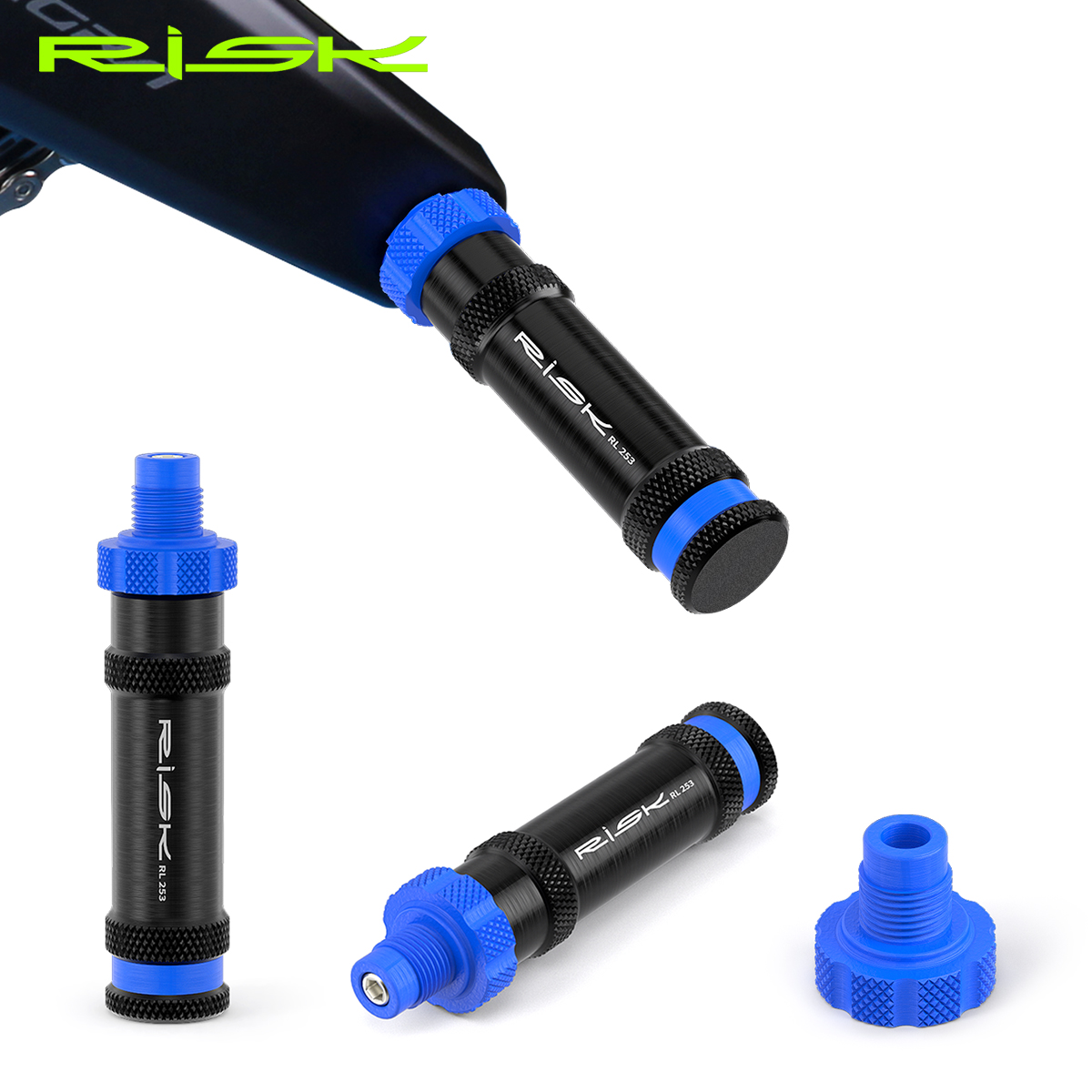 Risk Bike Threaded Dummy Pedal Repair Tool for Drivetrain,Bicycle Dummy Pedal for Rear Shift Transmission Debugging,Cycling Part