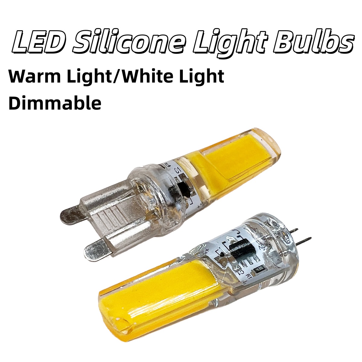 10Pcs G4 G9 LED COB Light Bulb Dimmable 6W AC220V Replace Mini Halogen Lamp LED Bulb for House Lighting Replacement Light Bulbs