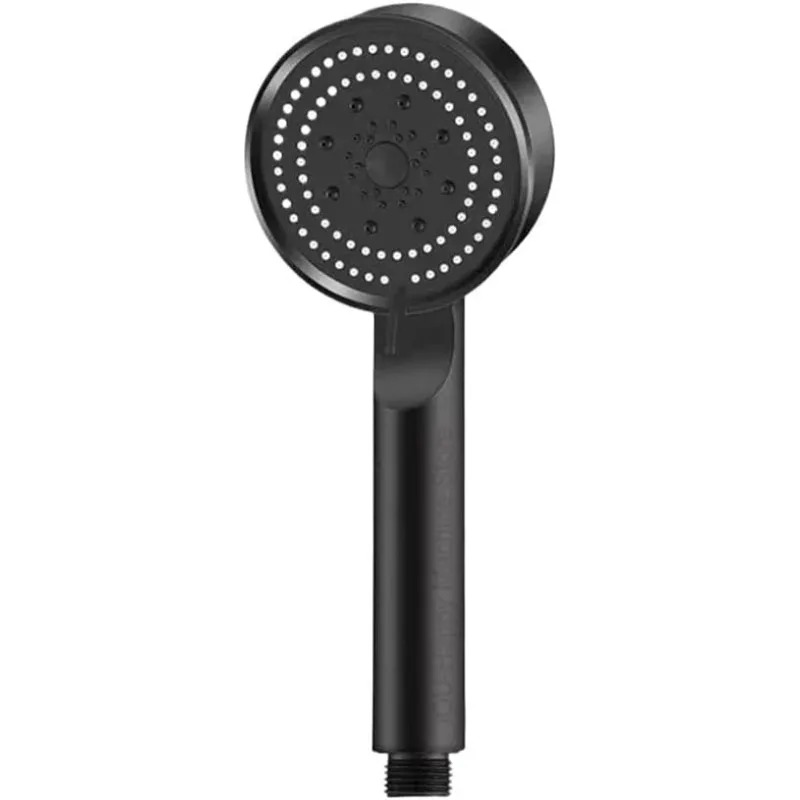 New 5 Modes Black High Pressure Shower Head Adjustable Water Saving Spray Nozzle Massage Bathroom Accessories 1pcs