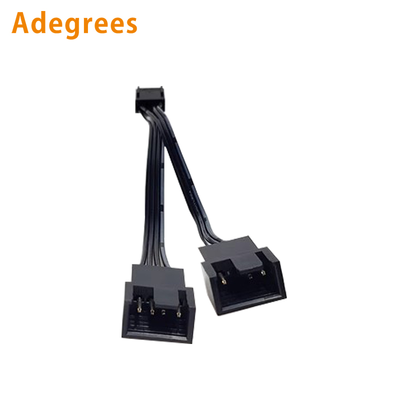1 To 2 Splitter PWM 4pin 3pin Computer Motherboard CPU Fan Connector Extention Cables for Computer Cooling Fan