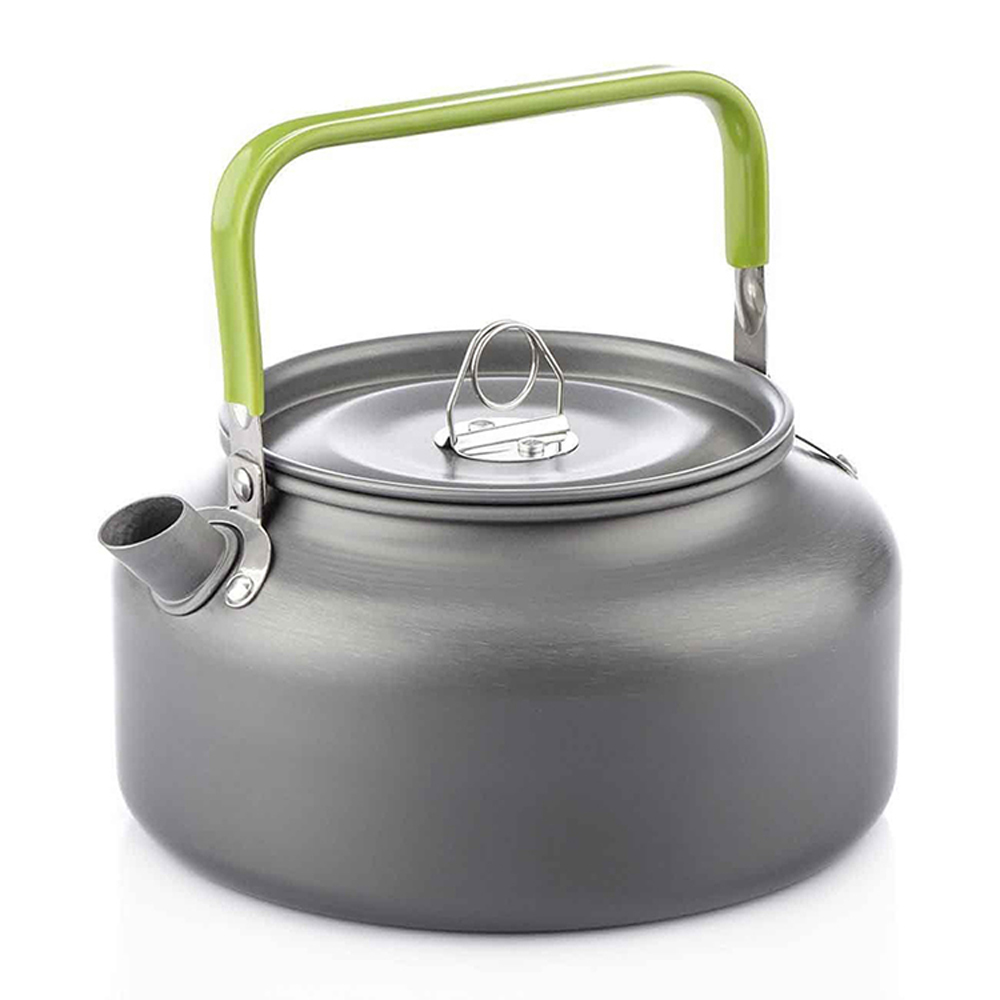 Camping Water Kettle Lightweight Aluminium Alloy Teapot for Outdoor Tourism Cookware Travel Hiking Picnic Tableware