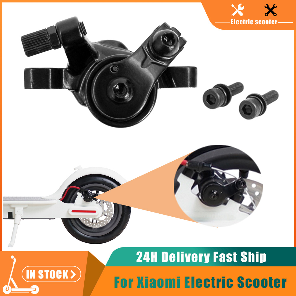 Rear Wheel Disc Brake Left Side Brake Caliper Aluminum Alloy Part for Electric Scooter 4 Pro MI3 M365 PRO 1S Replacement