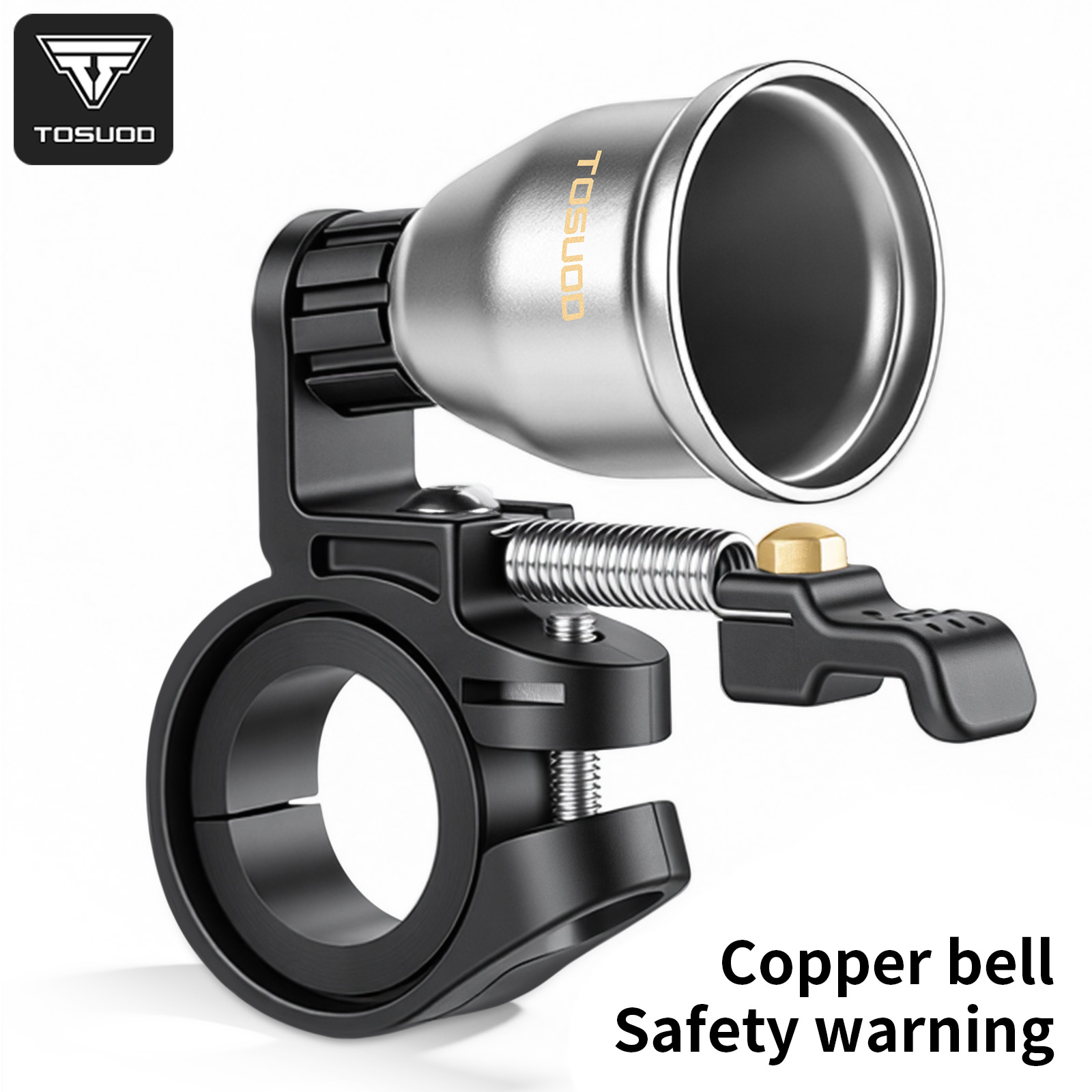 TOSUOD Bicycle Bell MTB Mountain Road Bike Horn High Decibel Clear Ring Cycling Retro Crisp Bell Bike Accessories