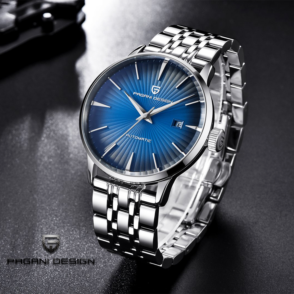 PAGANI DESIGN New Men's Watch Fashion Sports Stainless Steel Top Brand Mechanical Automatic Men's Watch Waterproof