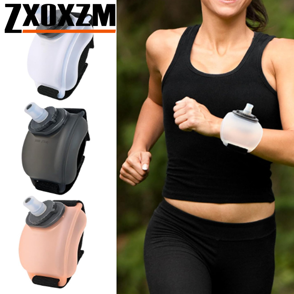 1Pcs Sports Arm Water Bottle, Silicone Wrist Mounted Water Cup for Running Cycling Hiking, Hands-Free Hydration for Outdoor Work