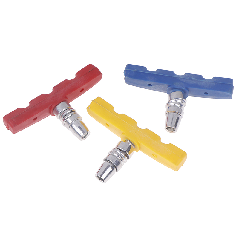 1Pc Bike Brake Pads V-Brake Road Bike Brake Holder Pads Shoes Blocks Rim Brake Anti-Resistance Cycling Accessories