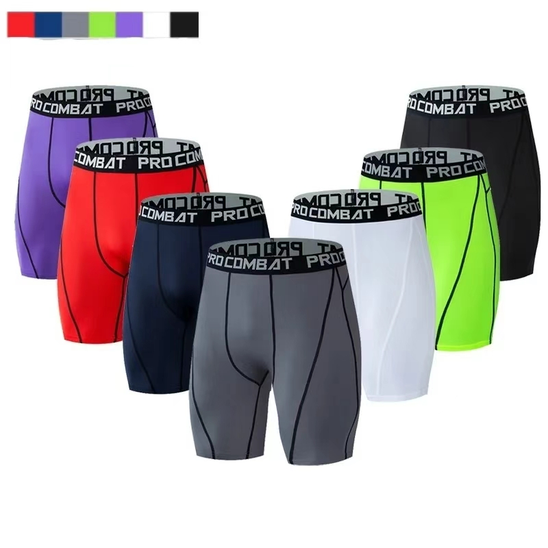 2026 New Hot Men Quick Dry Short Mens Compression Running Tights Gym Fitness Sport Shorts Leggings Male Underwear