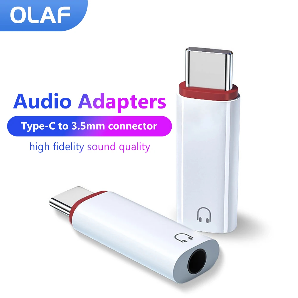 Olaf 2 in 1 USB C to 3.5mm Female Headphone Jack Adapter USB Type C to Aux Audio Adapter for iPhone 15 16 Voice