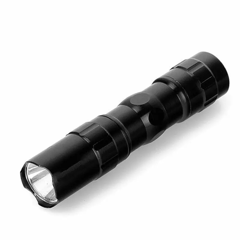 1/2/3/4/5/6PCS Portable Waterproof Mini LED Flashlights Aluminium Small Electric High Power Light For Night Fishing