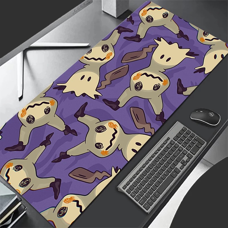Mouse Pad Large P-pokemon PC Gaming Accessories Mousepad Desk Mat Locking Edge Gamer Carpet P-pikachu Mouse Pads
